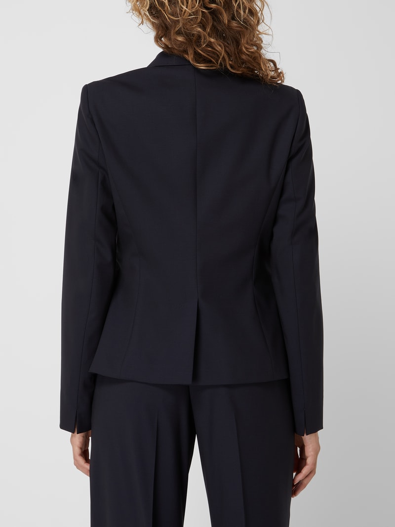 Blazer mit Stretch-Anteil in marineblau
