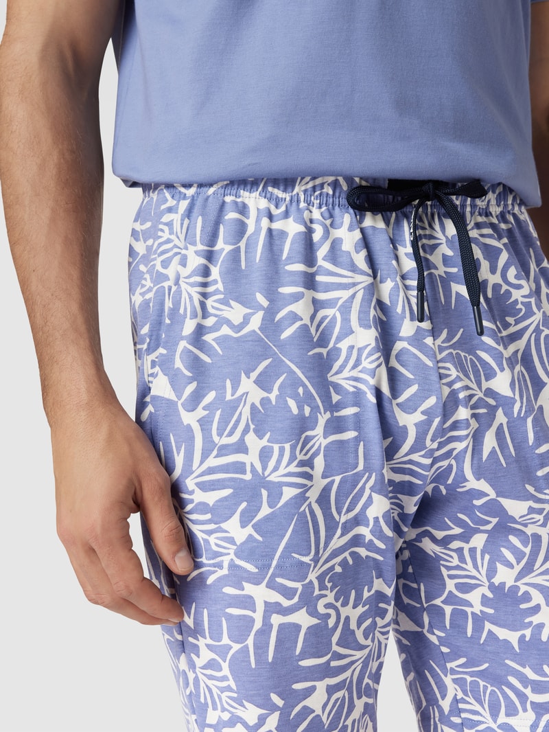 Sweatpants mit Allover-Muster Modell 'REMIX' in flieder