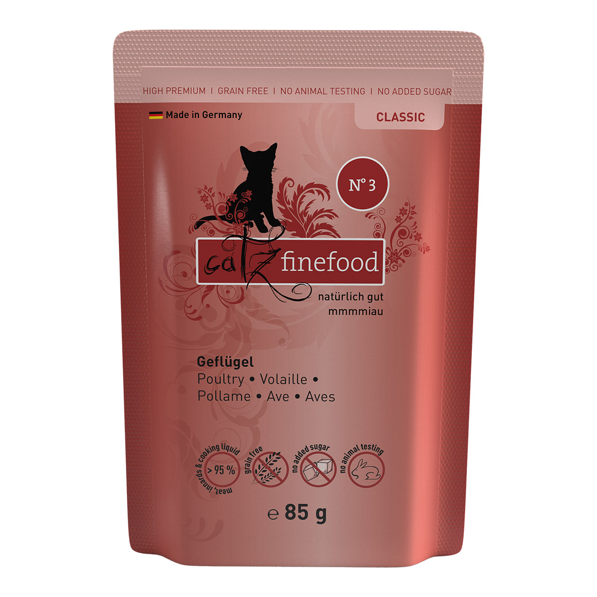 catz finefood - No. 3 Geflügel 16x85g günstig kaufen bei ZooRoyal