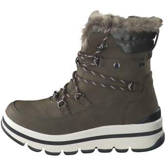 Tom Tailor Schnürstiefelette in grün
