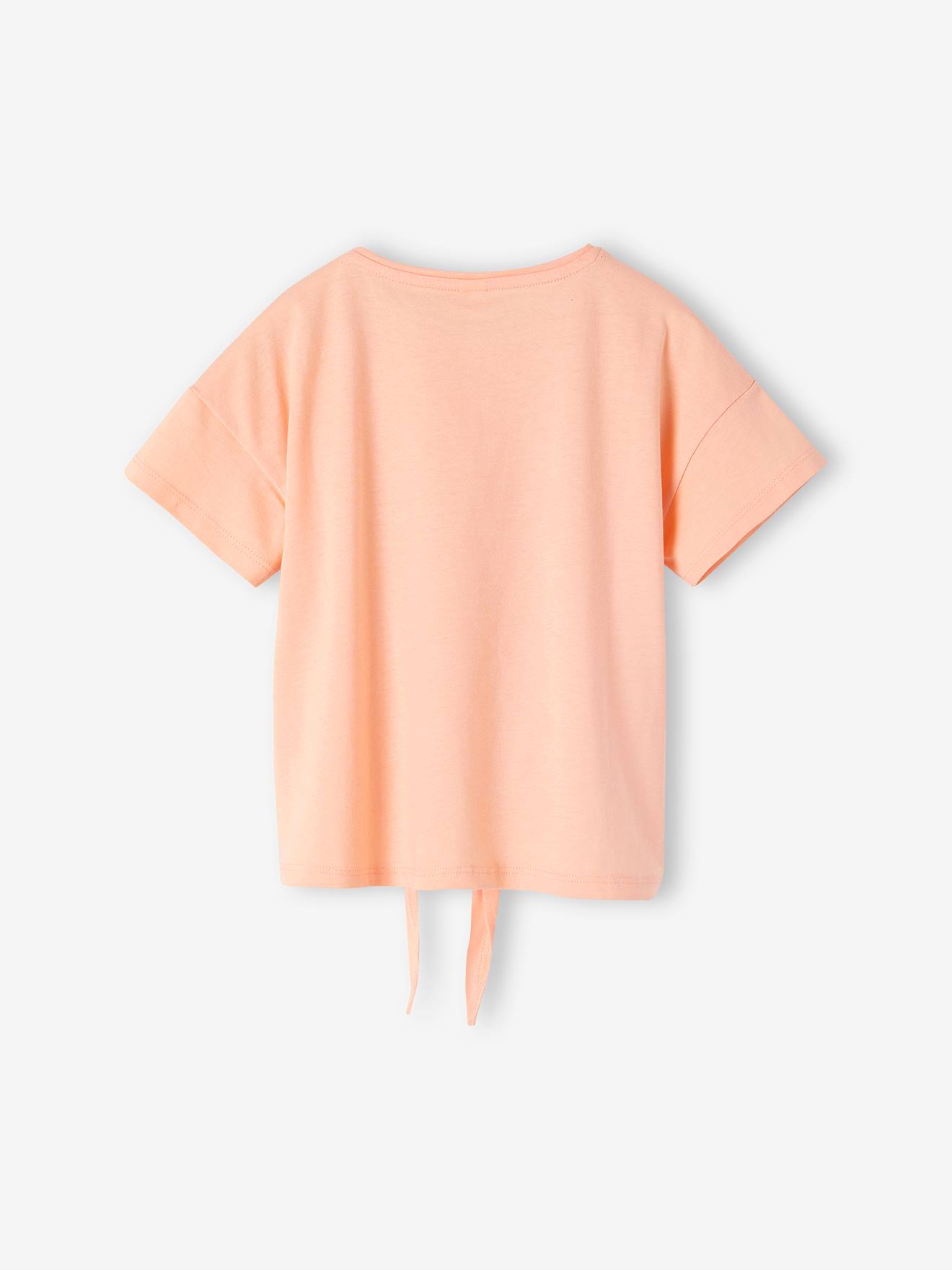 Vertbaudet Weites Mädchen Sport-Shirt - koralle