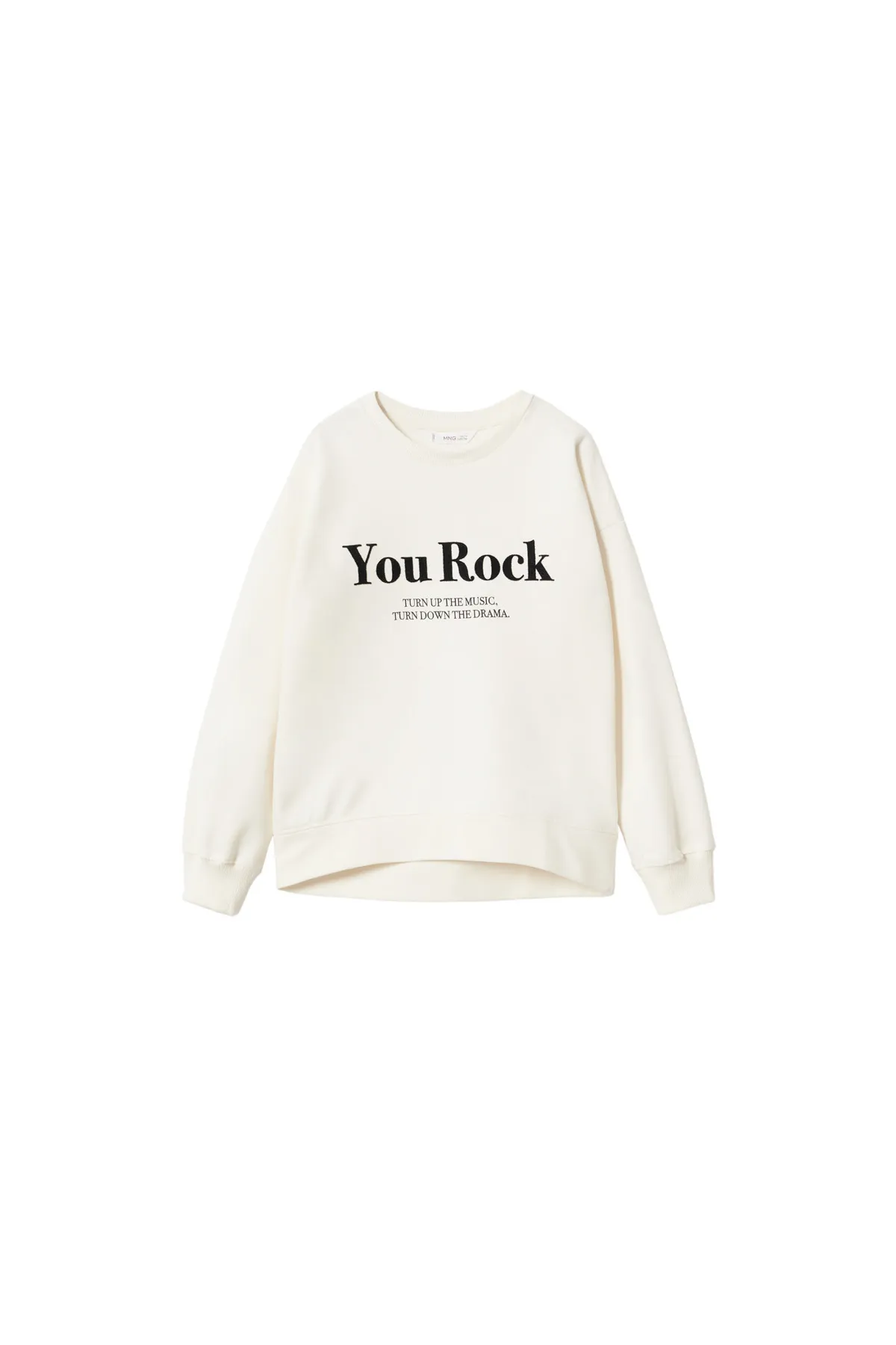 MANGO Kids  Sweatshirt - Weiß - Regular Fit