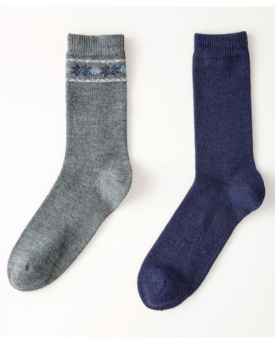 Lot de 2 paires de chaussettes maille moelleuse Thermolactyl