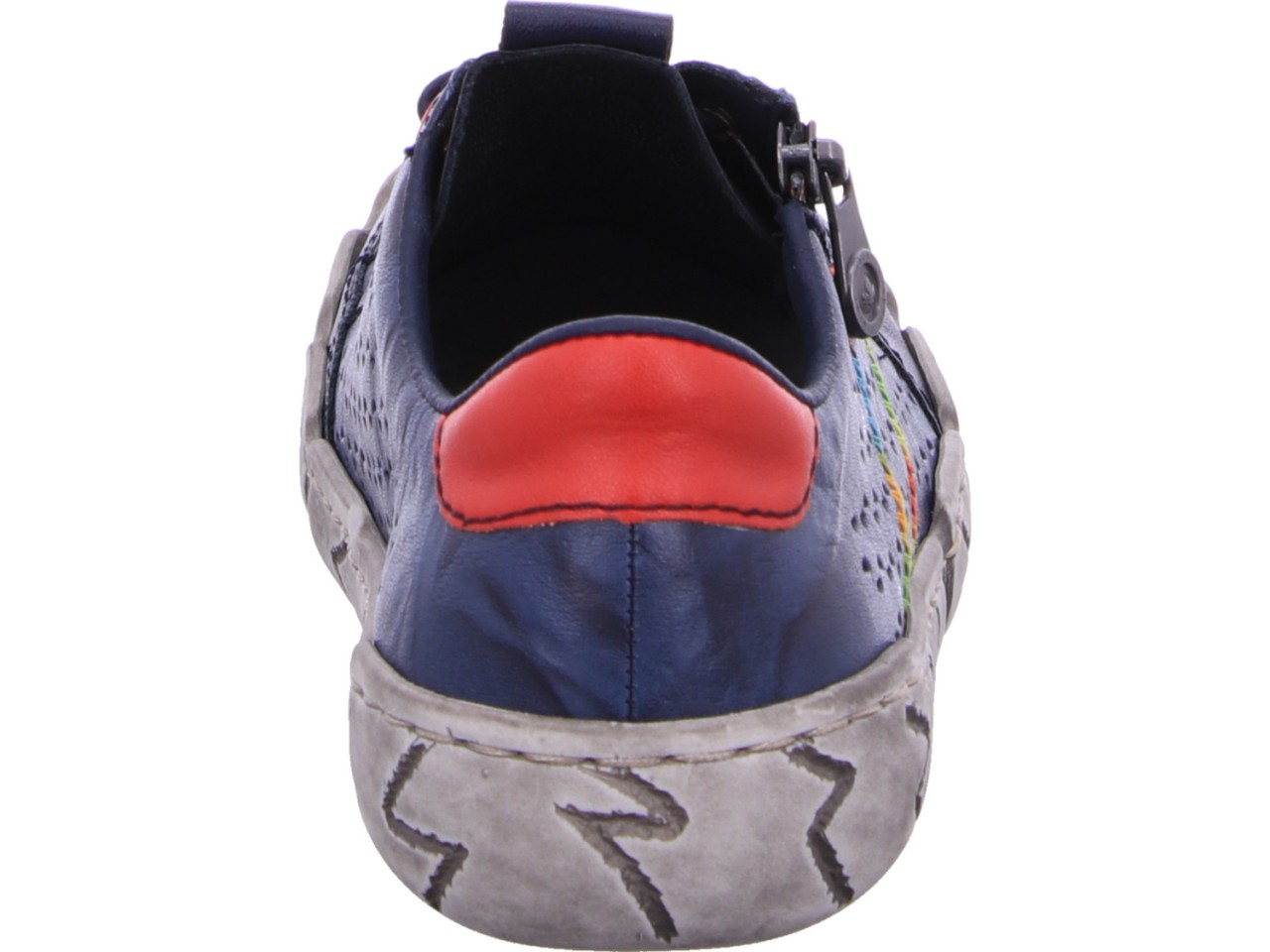 RIEKER Sportliche Slipper blau