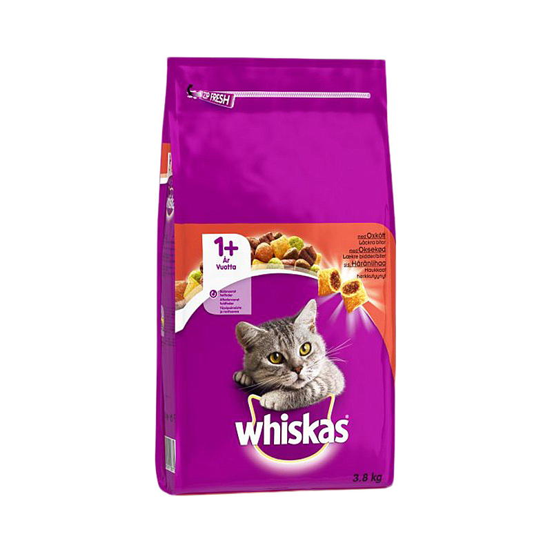 Mars Kattemat 3,8 kg oksekjøtt Whiskas