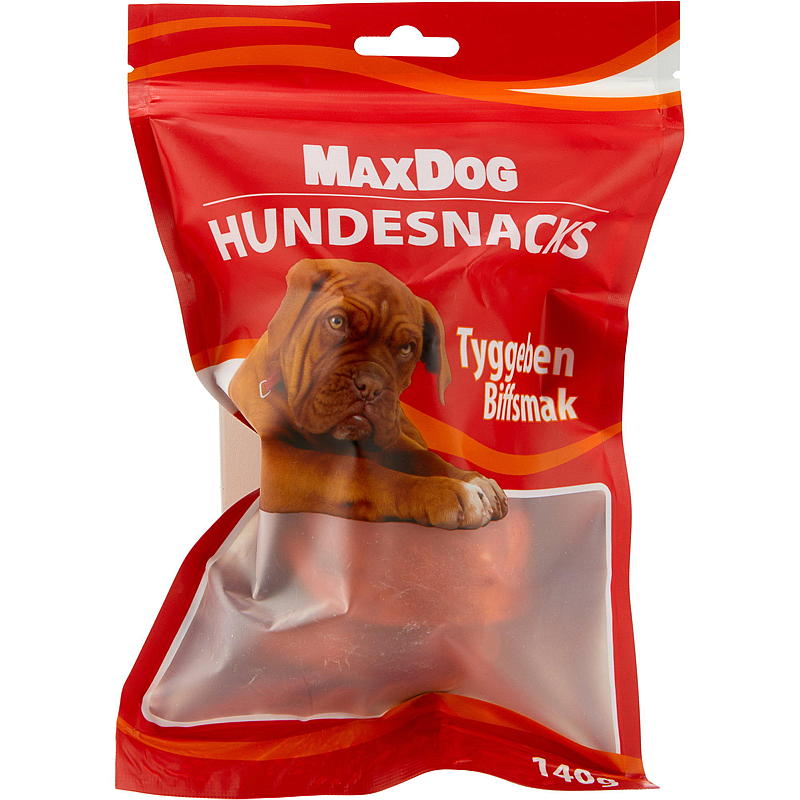 MaxDog Tyggeben 140 g, biffsmak MaxDog