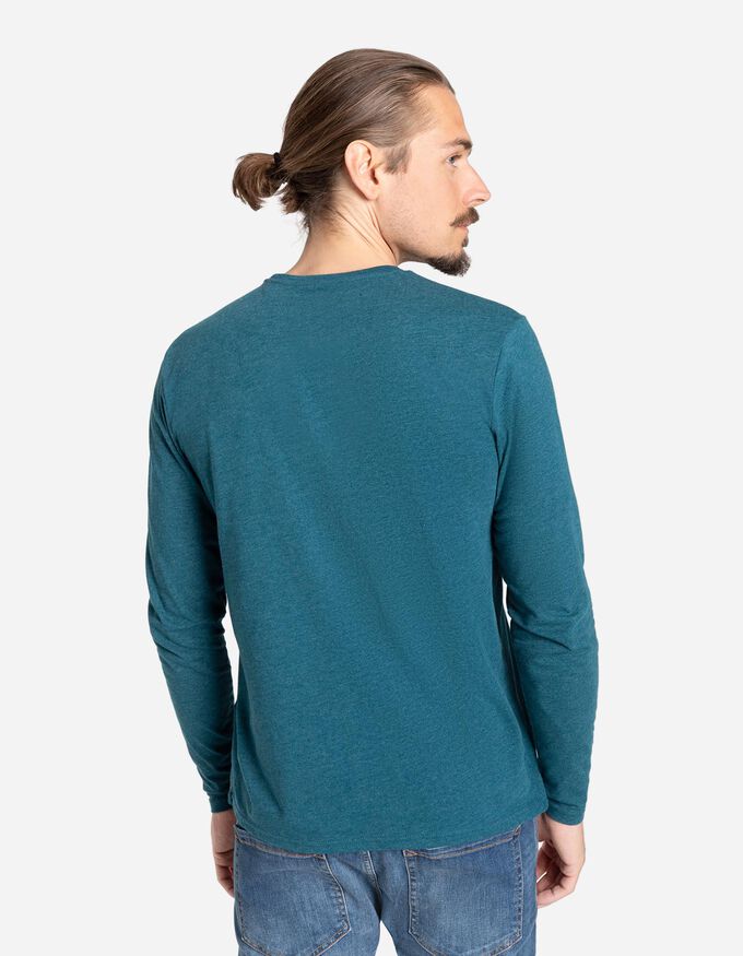 Langarmshirt - Rundhals-Ausschnitt