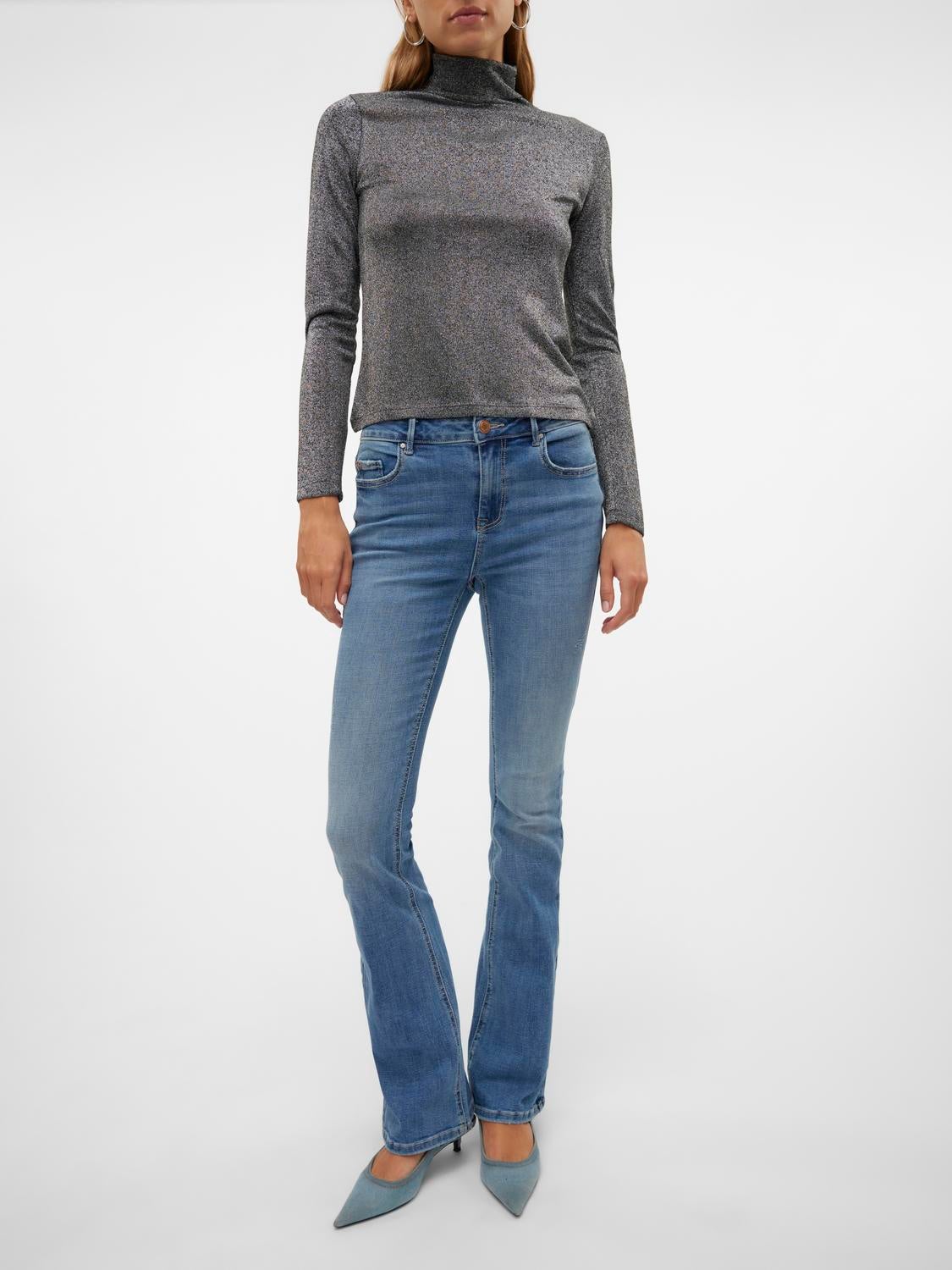VMFLASH Mid Rise Ausgestellt Jeans
