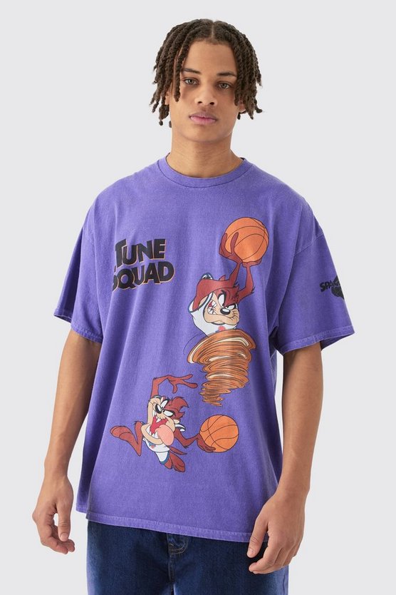 Oversize T-Shirt mit lizenziertem Looney Tunes Print
