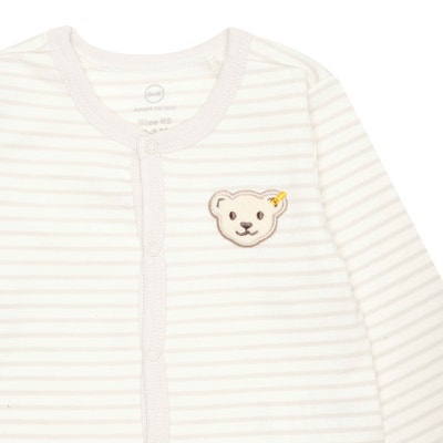 Strampler langarm GOTS, beige