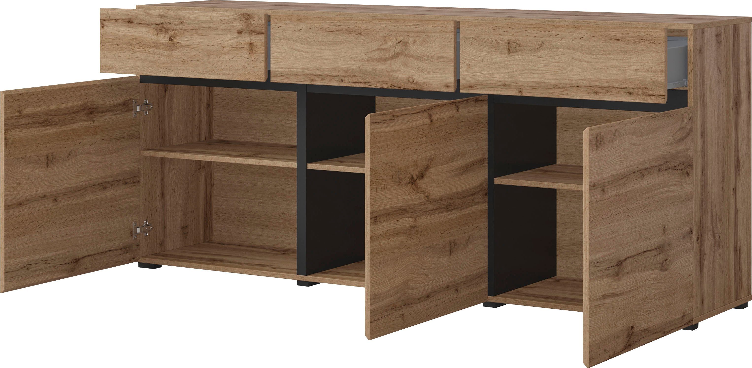 INOSIGN Sideboard Cross, Breite 180 cm