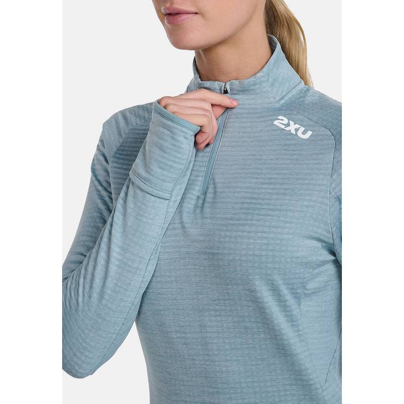 2XU Ignition 1/4 Zip Funktionsshirt Damen