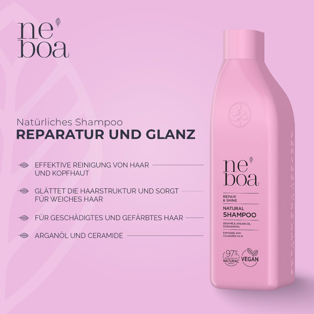 neboa Repair & Shine Natural Shampoo 300 ml