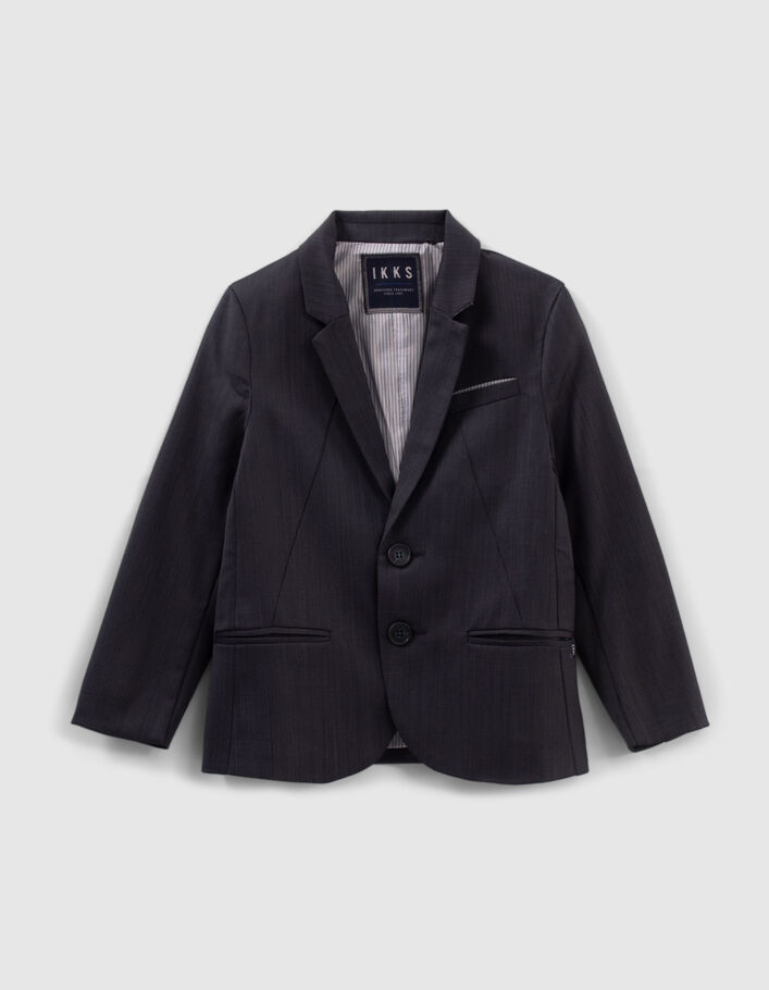 Veste de costume marine faux-uni garçon