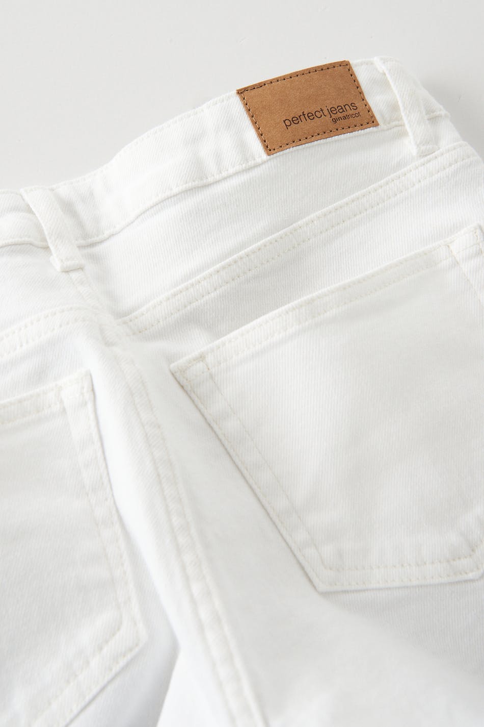 Low mini denim shorts