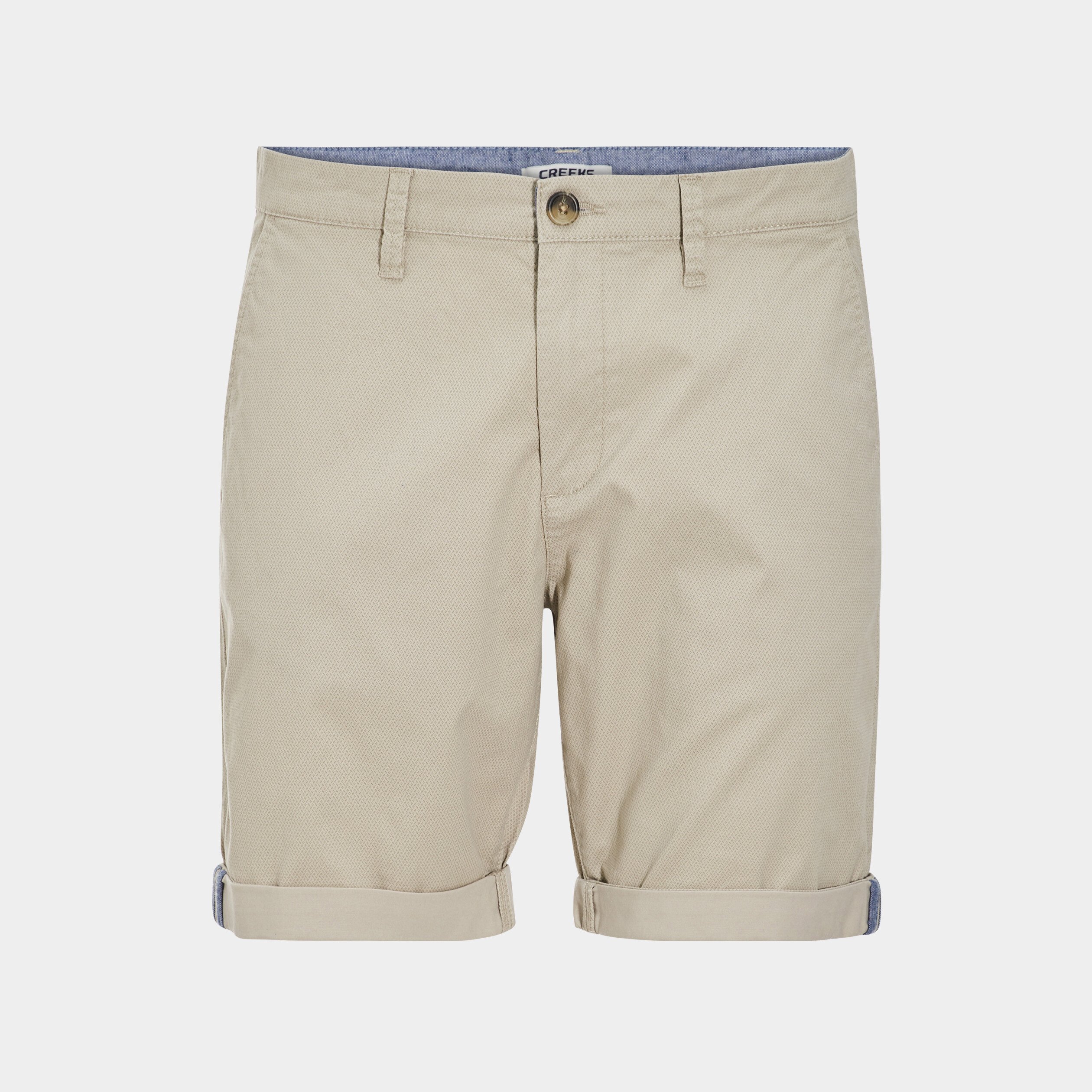 Bermuda chino droit Creeks beige homme | La Halle
