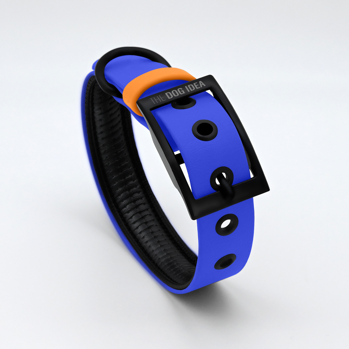 THE DOG IDEA Hundehalsbänder THE DOG IDEA Biothane Halsband Blau XXL