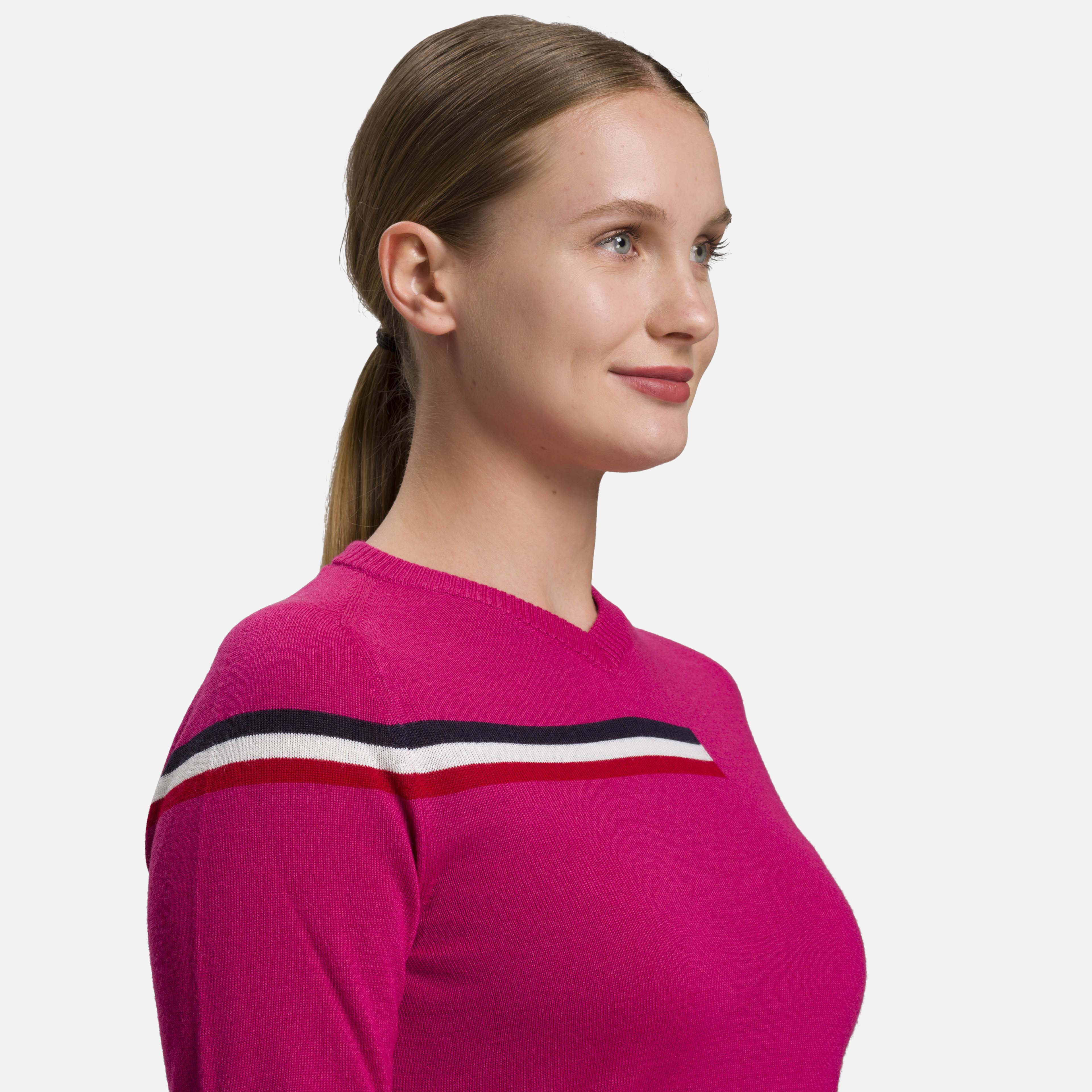 Pull Diago col V Femme