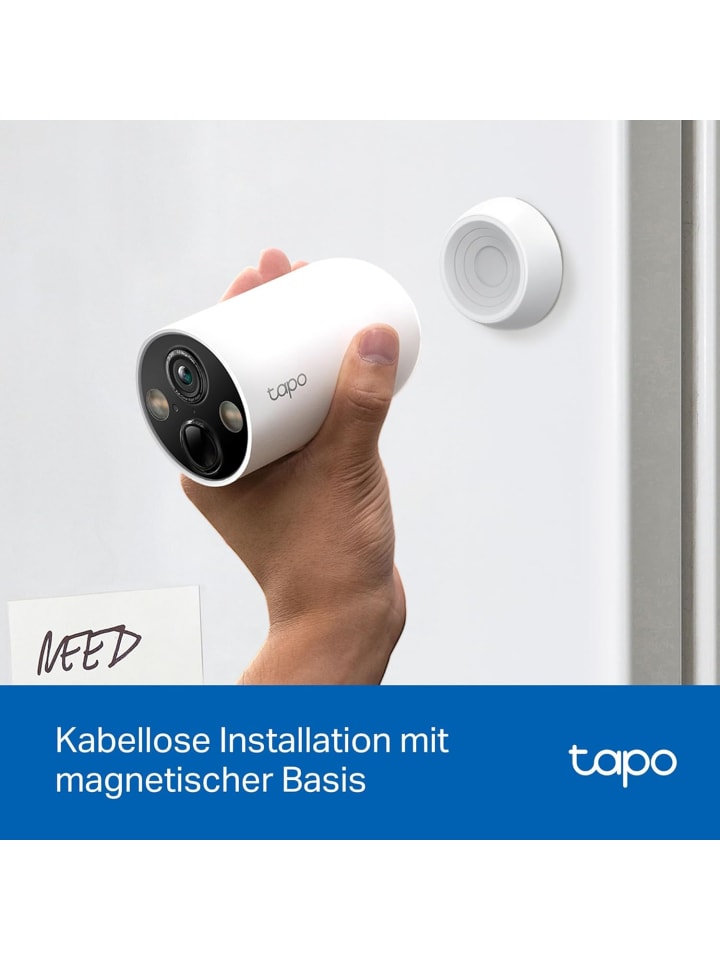 TP-Link Tapo C425 Außenkamera Akku mit Magnetischer Basis, 2K 10000-mAh-Akku günstig kaufen onesize