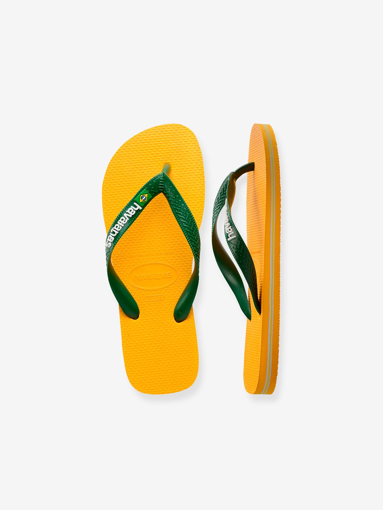 Havaianas Kinder Zehenpantoletten Brasil Logo HAVAIANAS - gelb