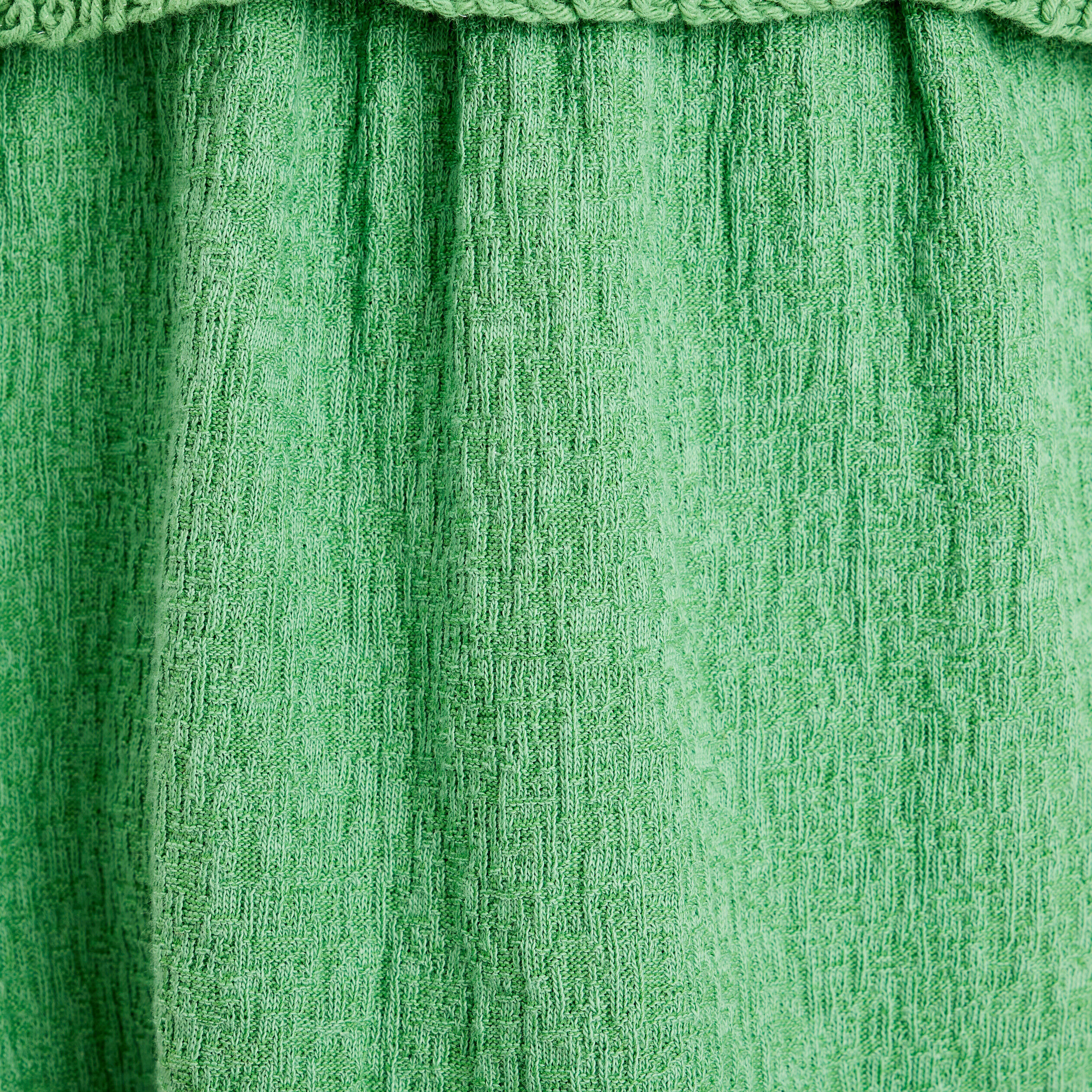 Débardeur col aspect crochet vert femme | Cache Cache