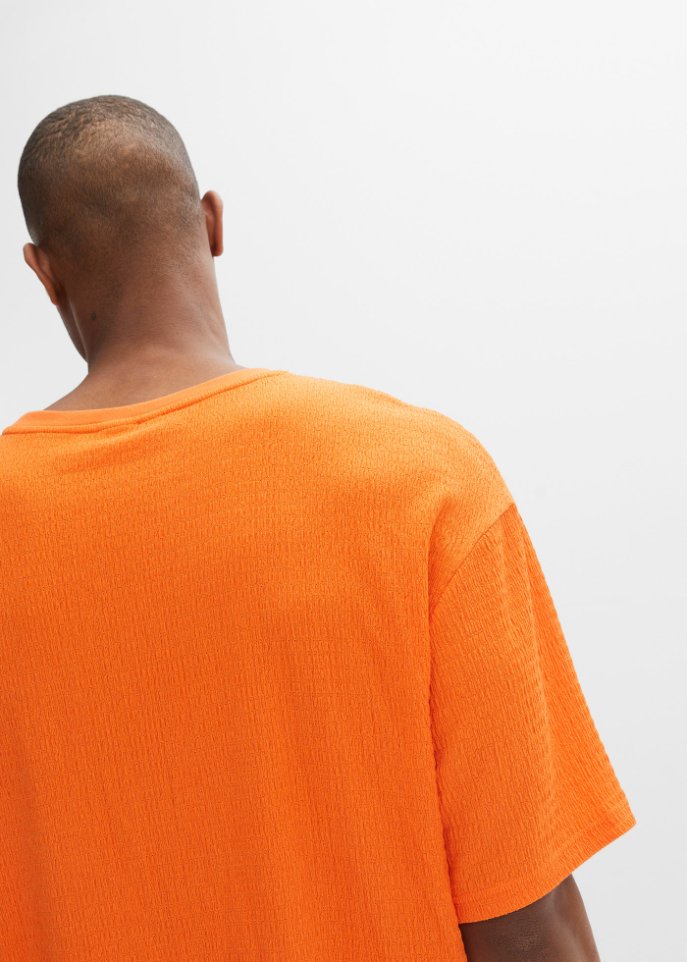 Nachhaltiges T-Shirt aus Strukturware, Loose Fit