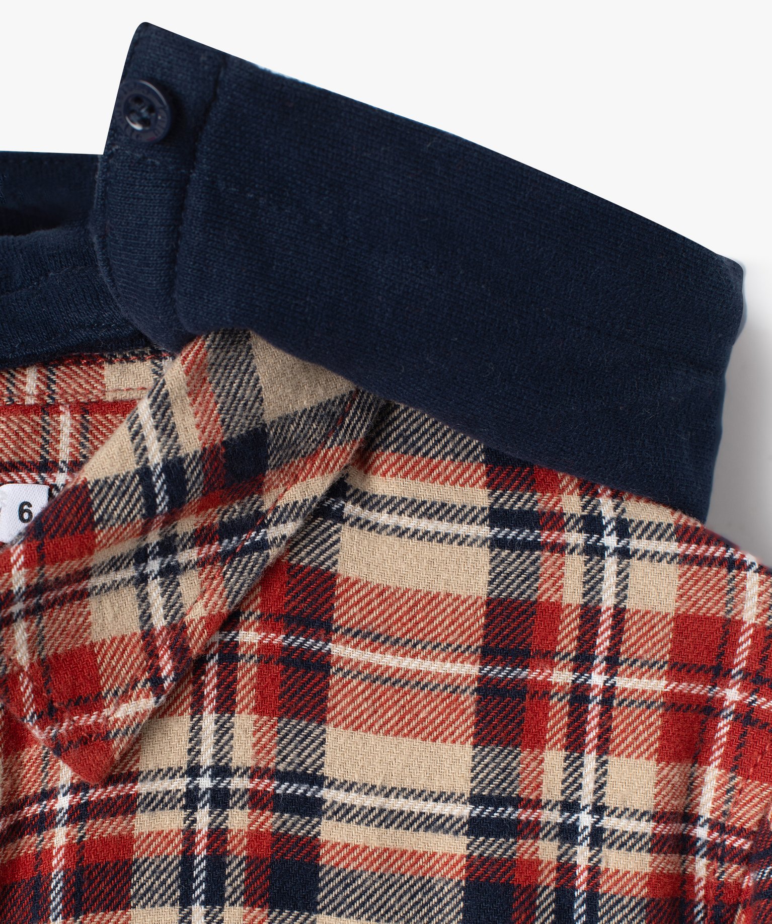 Chemise à carreaux avec capuche amovible Garçon - LuluCast... carreaux | GEMO