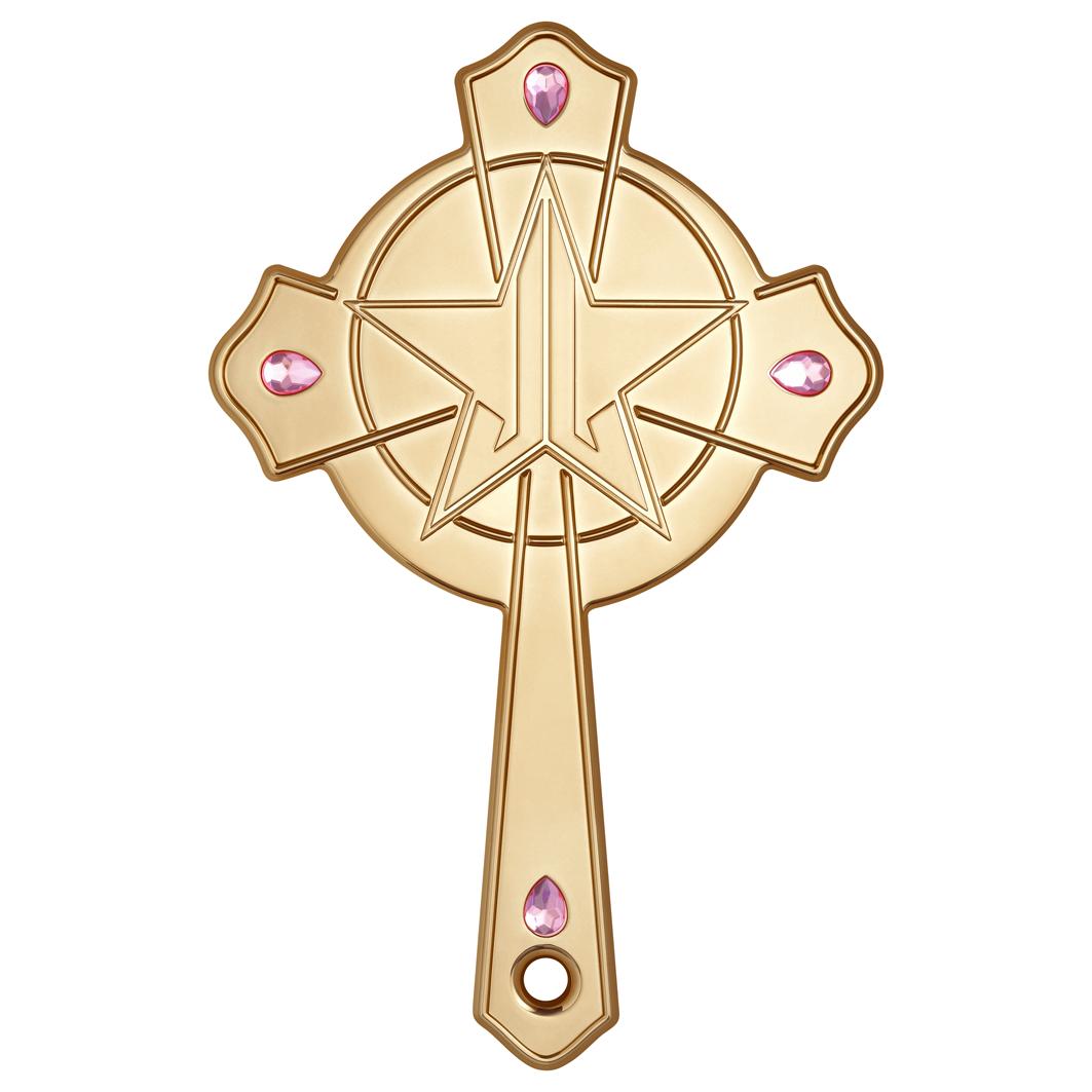 Gold Chrome Cross Mirror