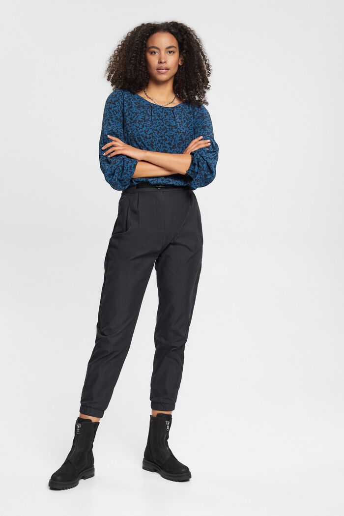 Gemusterte Bluse aus Viskose