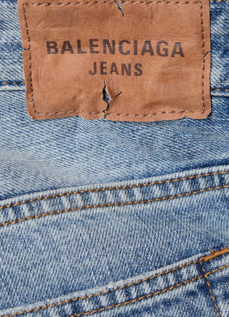 Blugi evazați cu talie înaltă Balenciaga, ușori