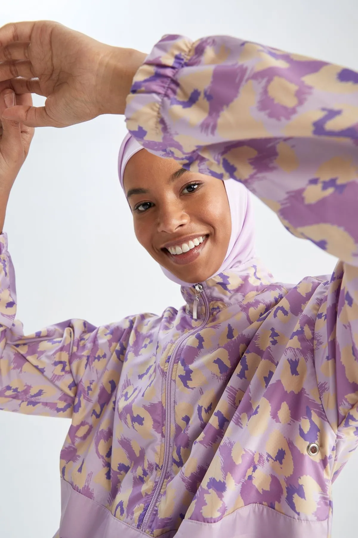 DeFacto  Relax Fit gemusterter Hijab-Badeanzug X0534az22sm