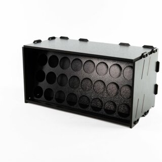 Black Paint Rack: Display Pigment