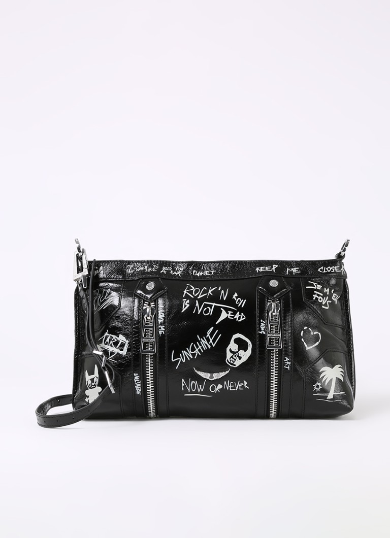 Zadig&Voltaire Sunny Moody leather crossbody bag with print