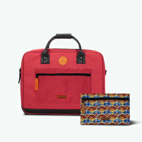 Shanghai Berlin Laptop Bag, Raspberry Red