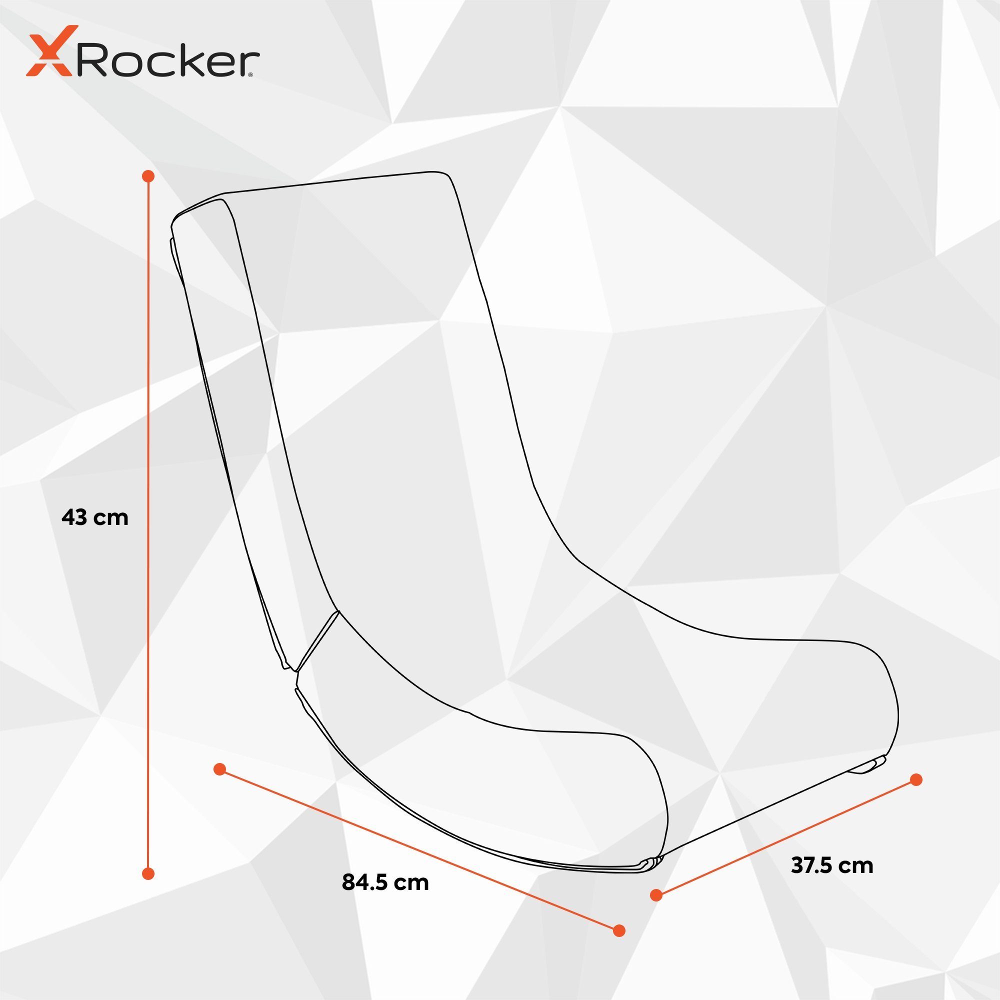 X Rocker Kindersessel Marvel Spider-Man Floor Rocker Bodensessel, Für Kinder