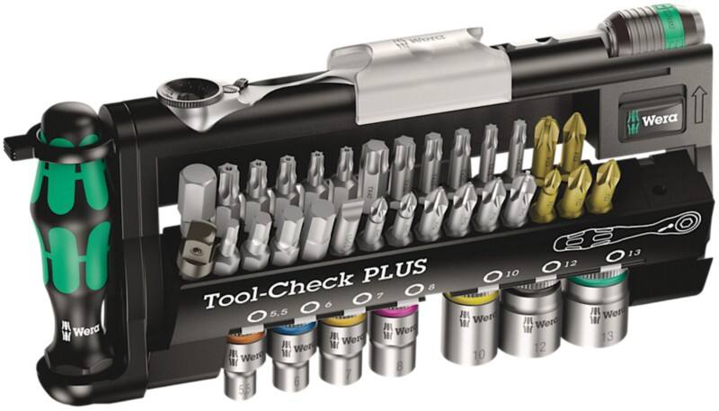 WERA Tool-Check PLUS Bits-Sortiment mit Ratsche 39tlg