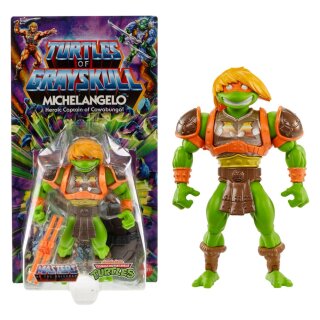 MOTU x TMNT: Turtles of Grayskull Actionfigur - Michelangelo