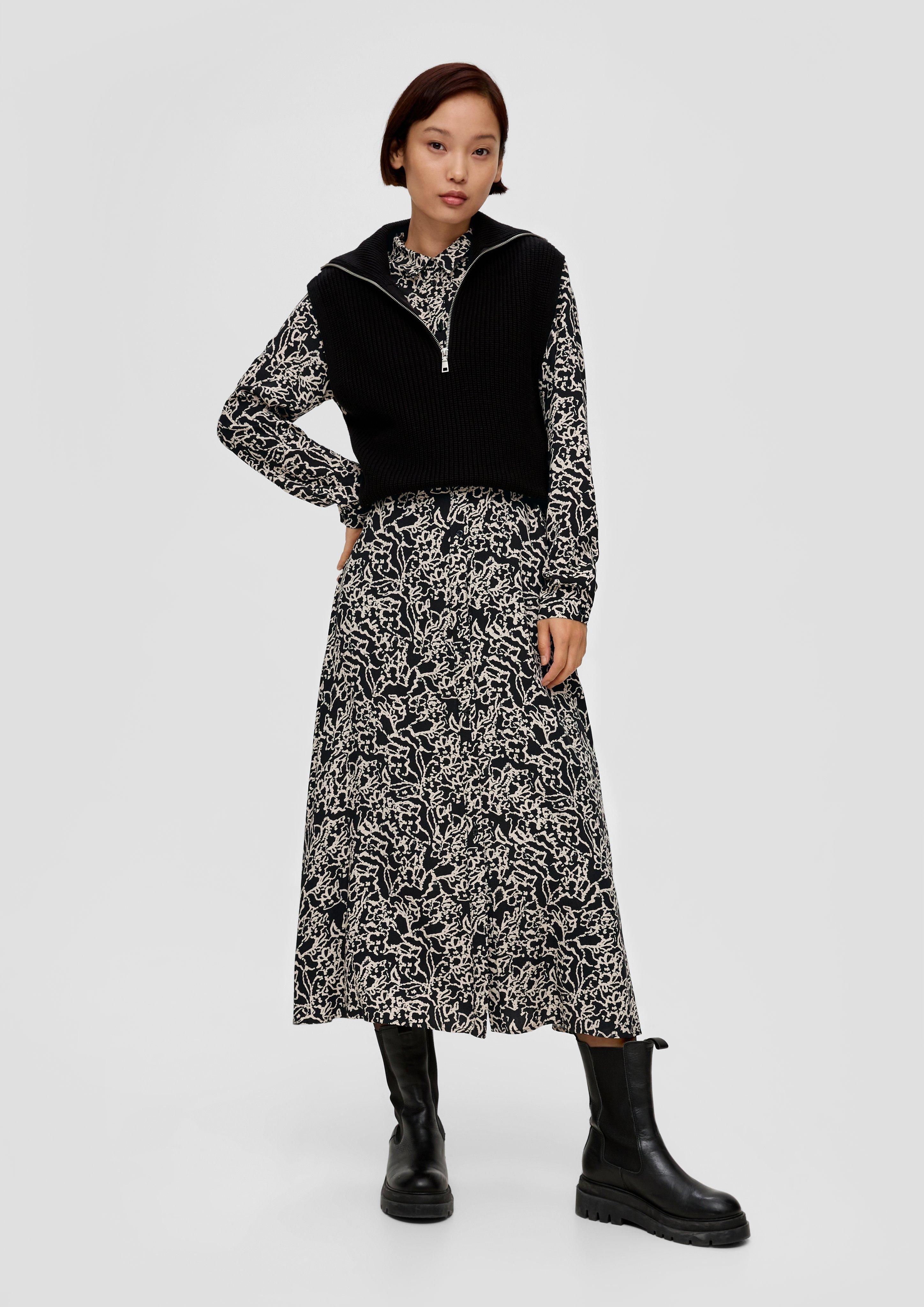 Midikleid aus Viskose  2135957-99A0