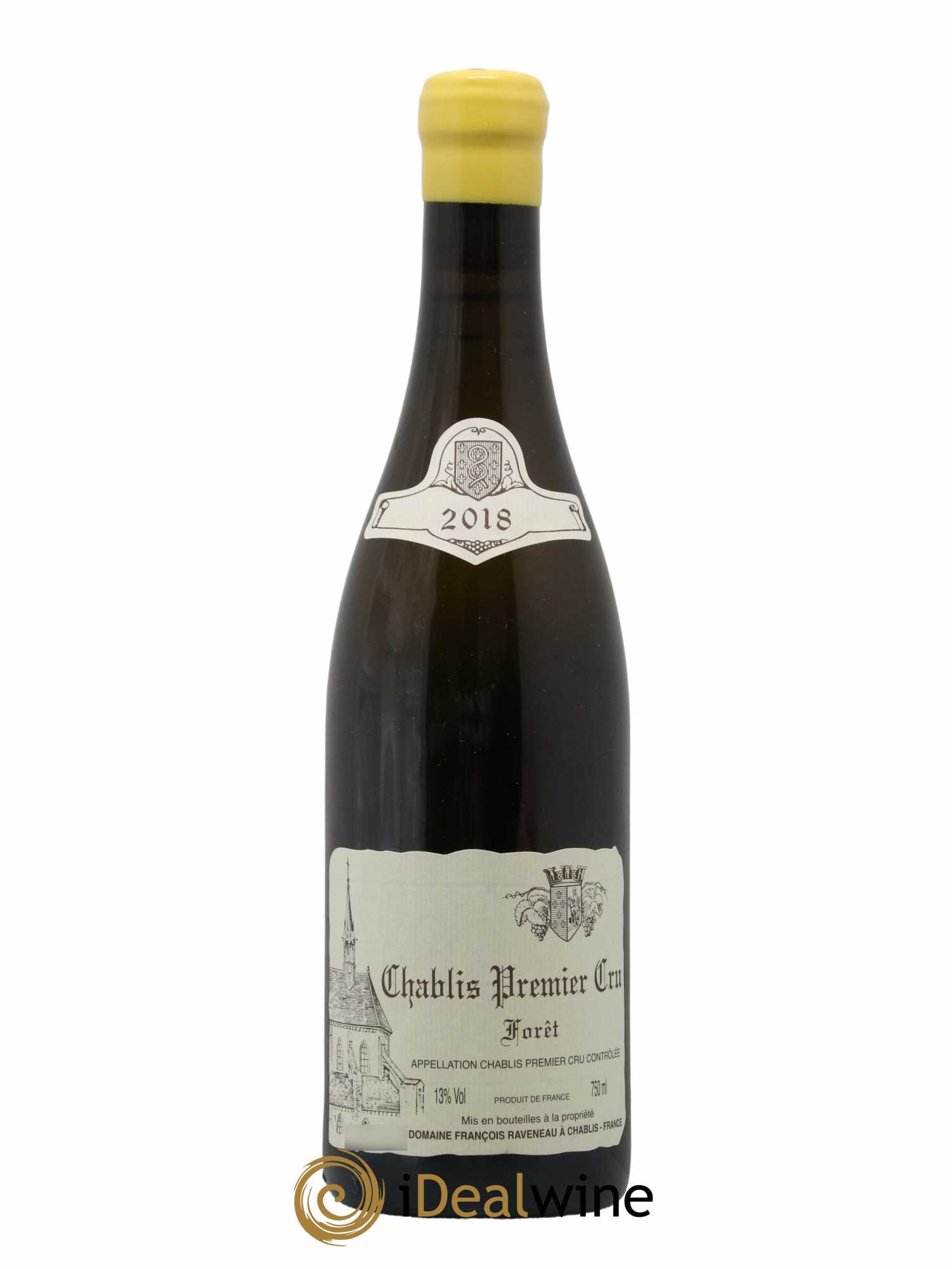 Chablis 1er Cru Forêt Raveneau (Domaine)  2018 - Lot de 1 Bouteille