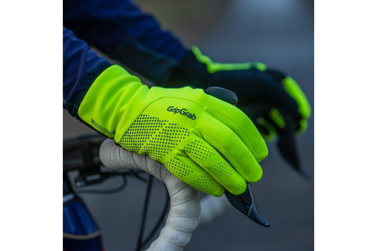 GRIPGRAB Ride Hi-Vis Waterproof Winter Langfinger Handschuhe - 2023