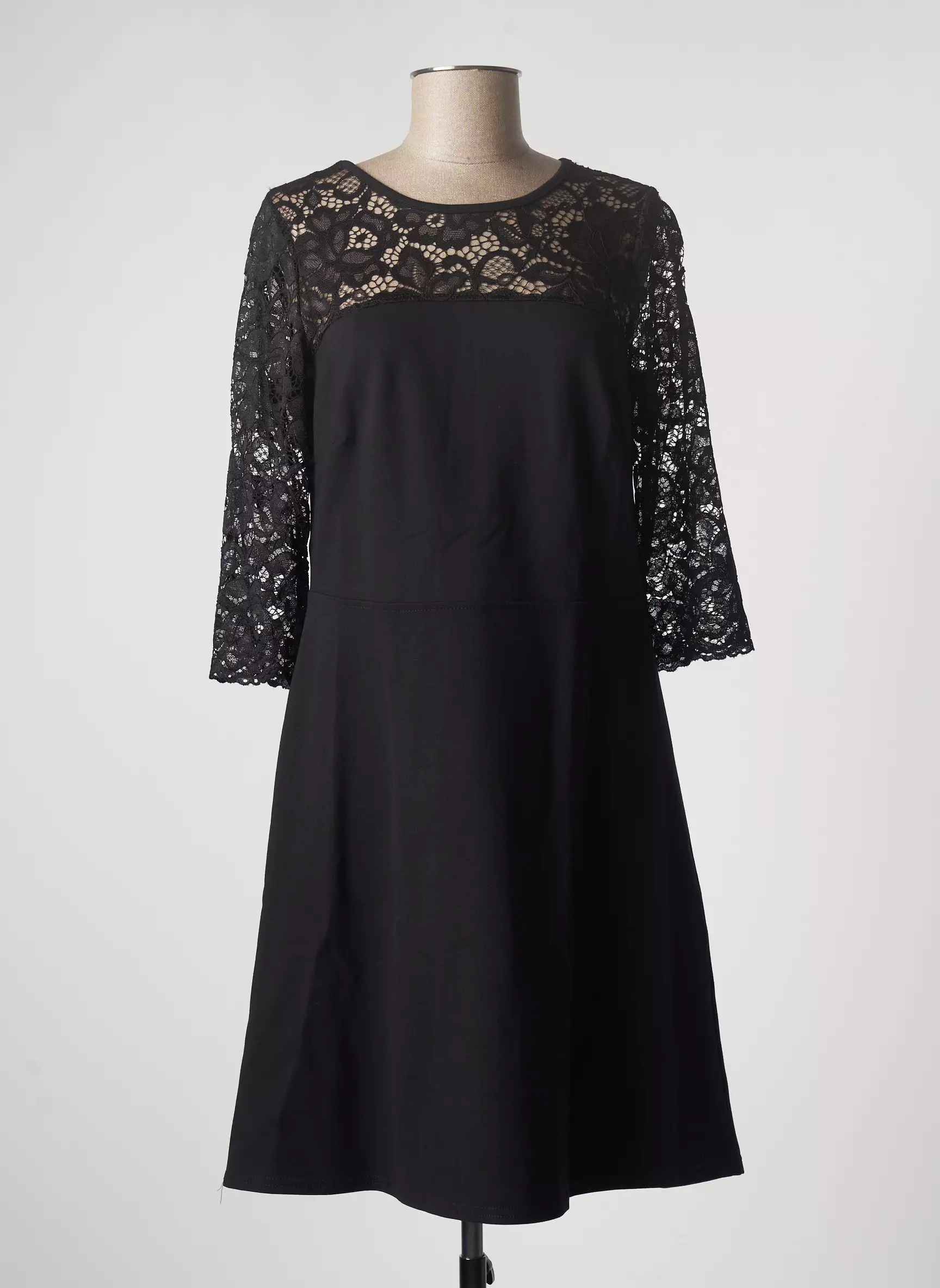 Halogene Robes Mi Longues Femme couleur noir