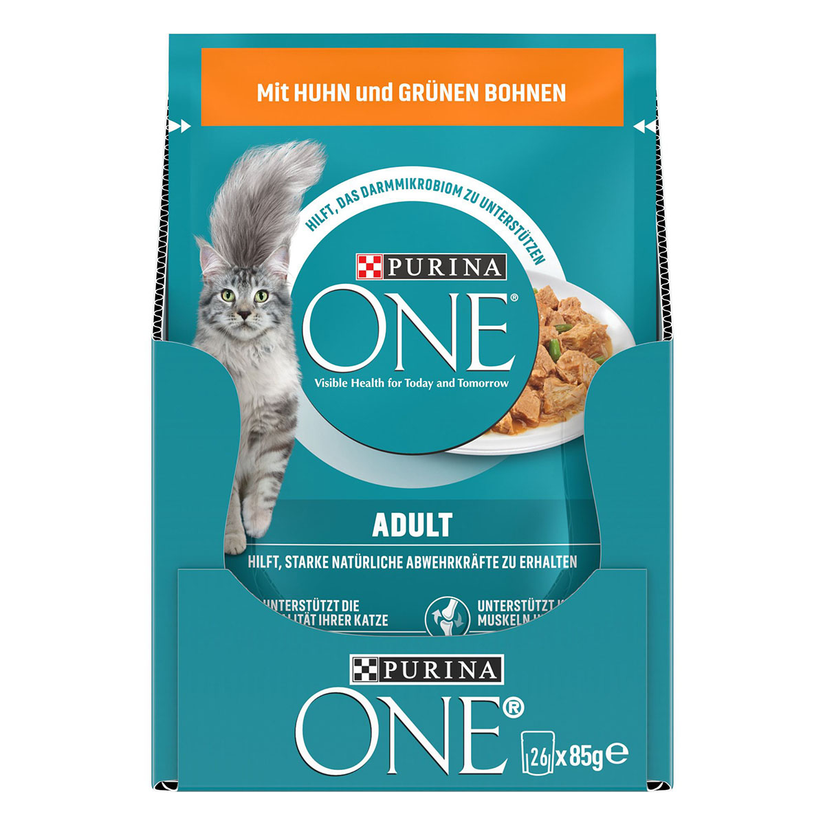 PURINA ONE Adult in Sauce Huhn 26x85g günstig kaufen