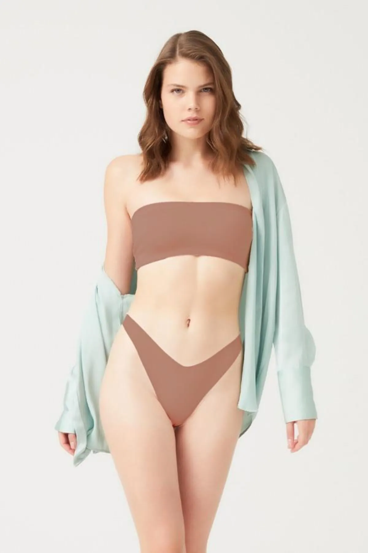 Cottonhill  Lasergeschnittene brasilianische Höschen für Damen im 3er-Pack