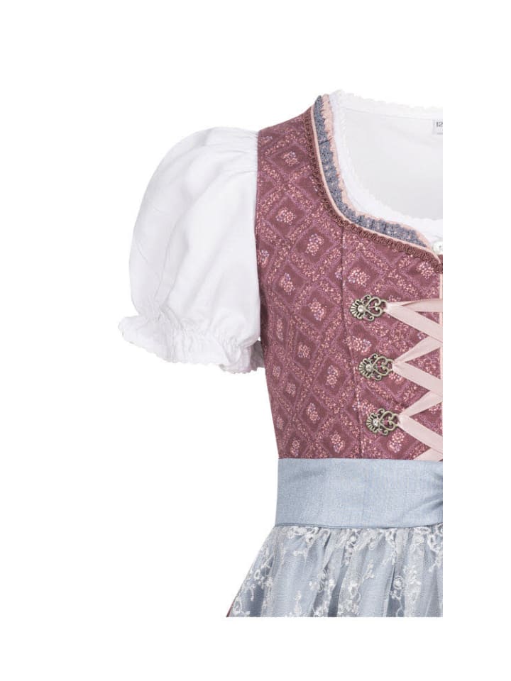Nübler Kinderdirndl 3-teilig Lea in Beere günstig kaufen