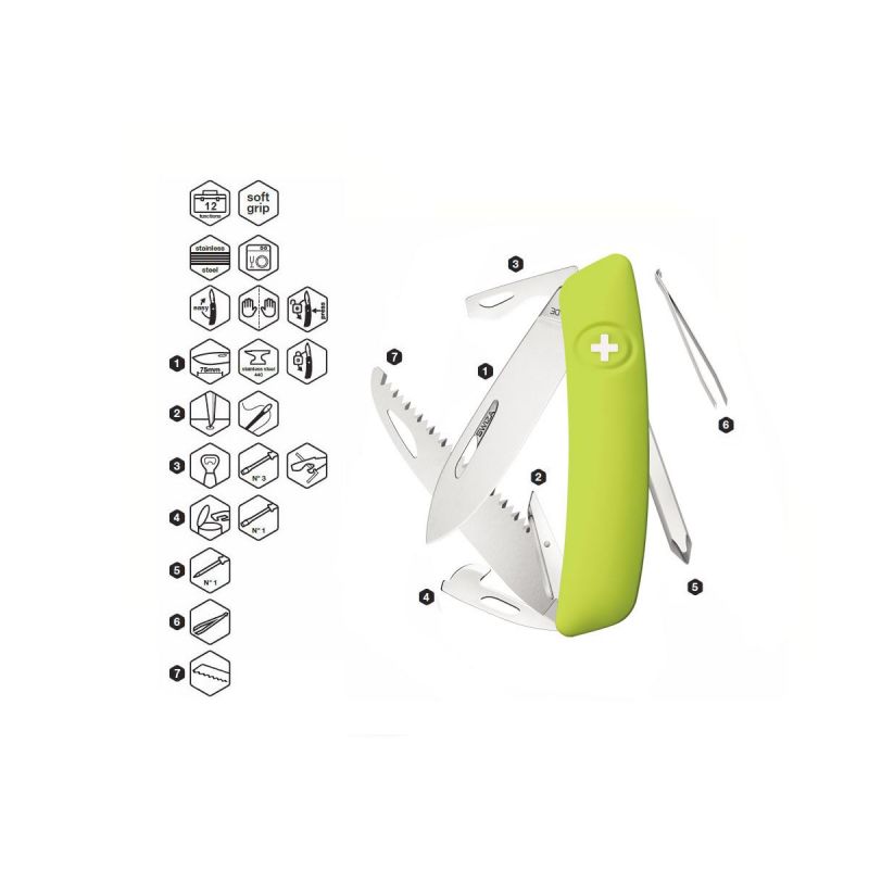 Swiza D06 Moss, Schweizer Taschenmesser made in Swiss
