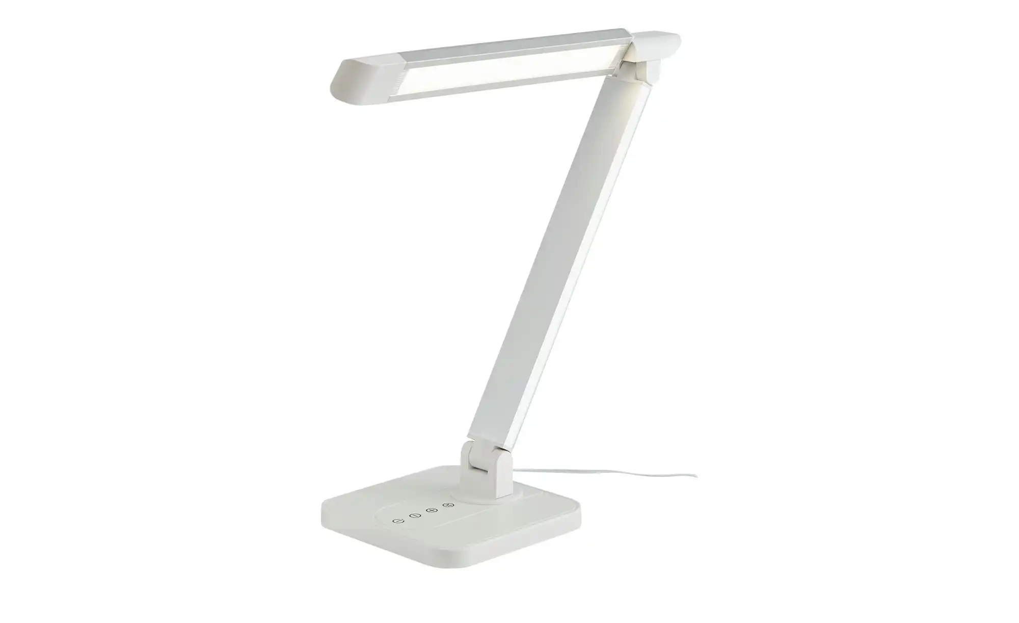 KHG LED-Tischleuchte, 1-flammig, Alu/weiß