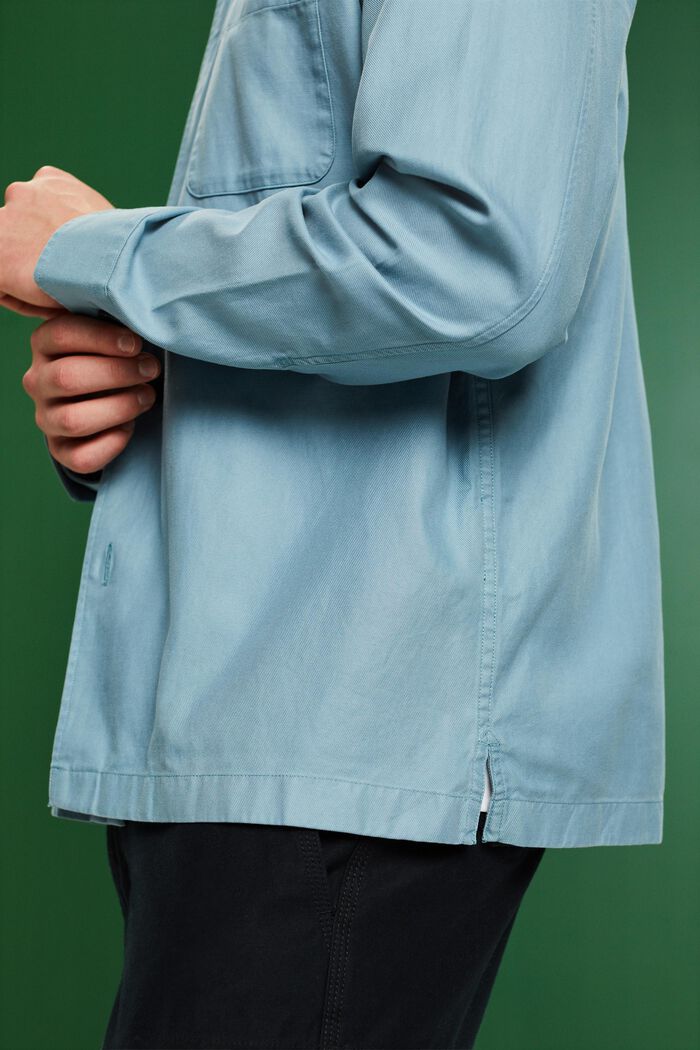 Button-Down-Hemd aus Twill