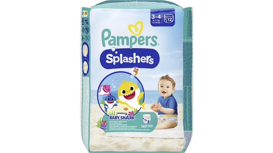 Pampers Splashers Schwimmwindeln Gr. 3 6-11kg