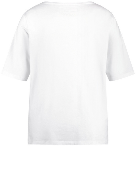 T-Shirt mit verziertem Letterprint