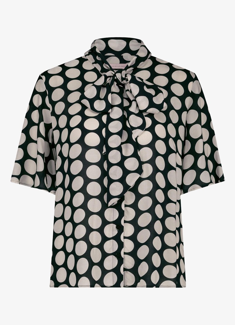 Blusa Studio Anneloes Jean a pois con papillon